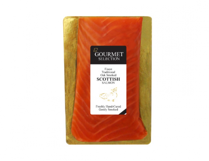 GOURMET SELECTION Καπνιστός σολομός Σκωτίας φιλέτο, 200gr